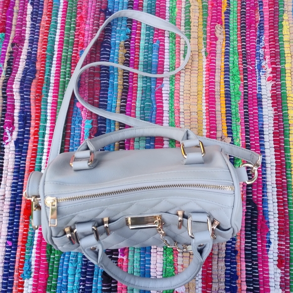 Gray quilted Shoulder - crossbody bag - Picture 11 of 14